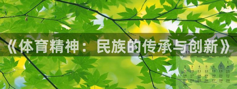 《体育精神：民族的传承与创新》