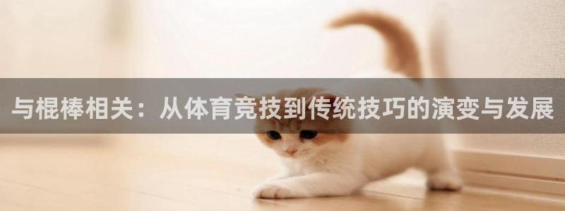 与棍棒相关：从体育竞技到传统技巧的演变与发展