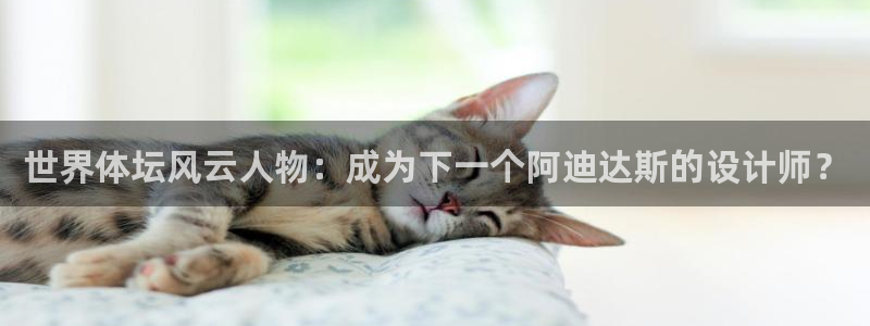 世界体坛风云人物：成为下一个阿迪达斯的设计师？